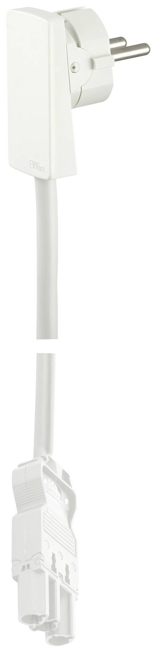 EVOline 1512 0015 2300 struja priključni kabel  bijela 1.5 m