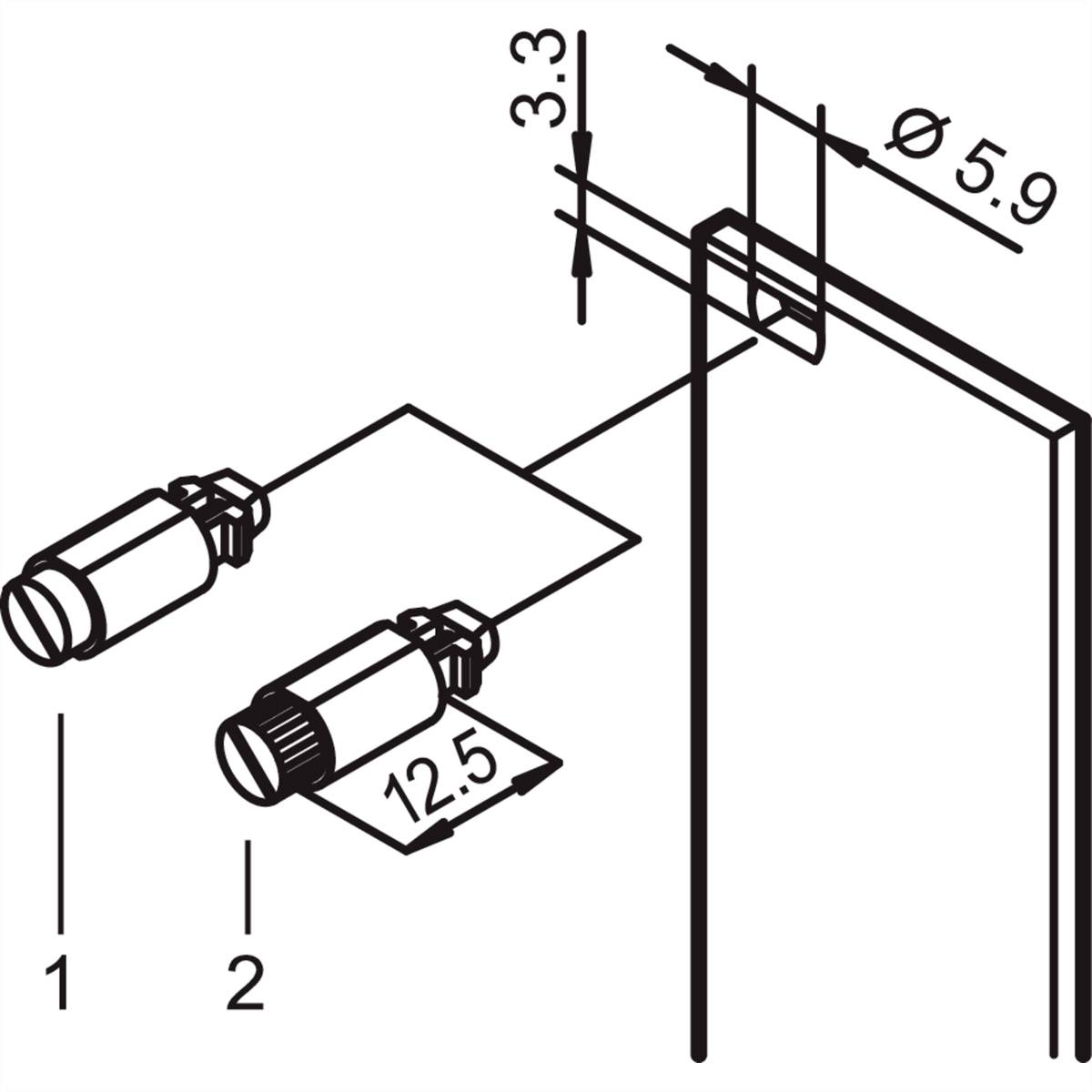 nVent SCHROFF 21101848 19 inch Montagemateriaal Zwart