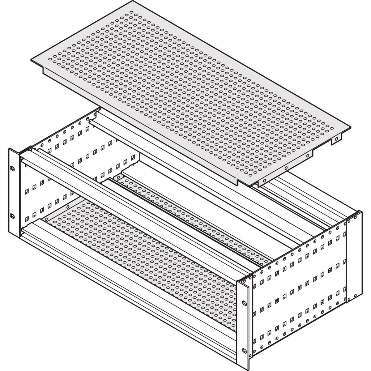 nVent SCHROFF 21500048 Zichtscherm 1 stuk(s)