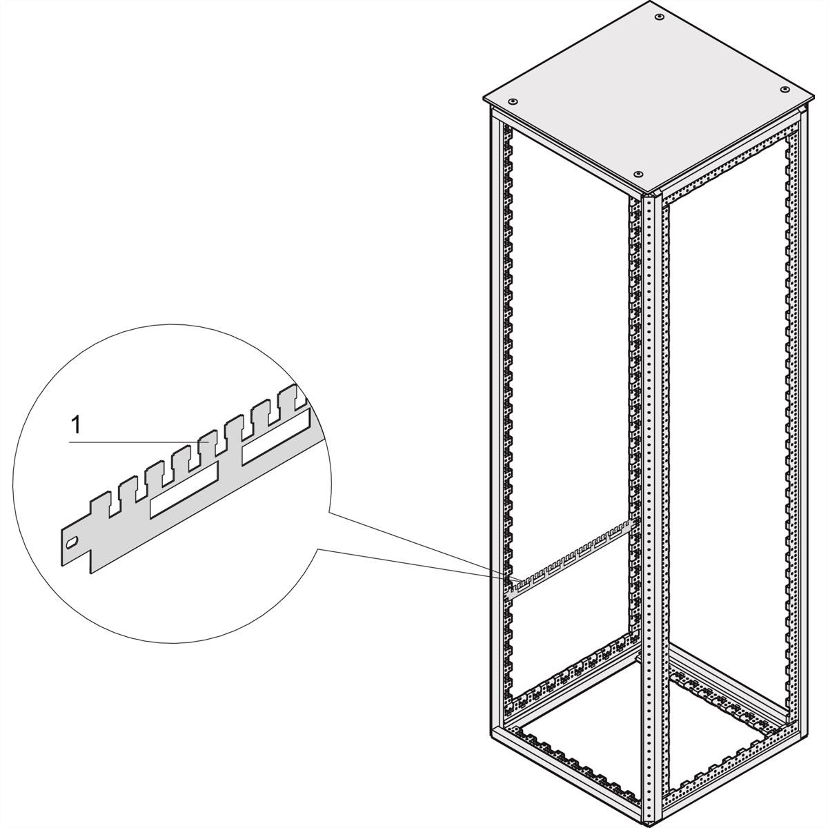 nVent SCHROFF 23130332 Verbindingskammen 1 stuk(s)