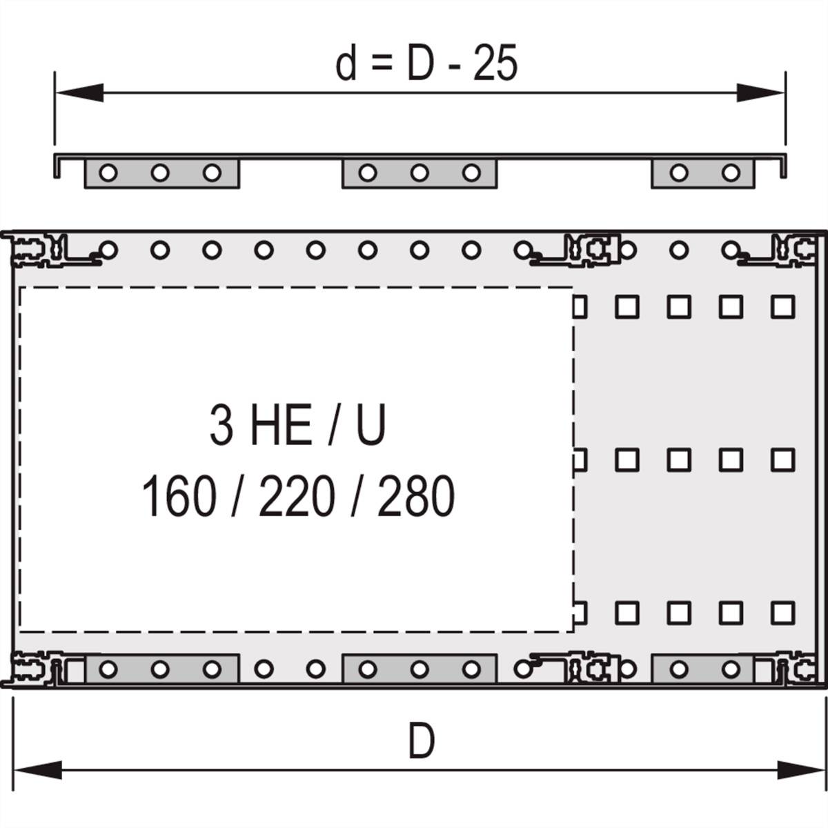 nVent SCHROFF 24560078 Zichtscherm 2 stuk(s)
