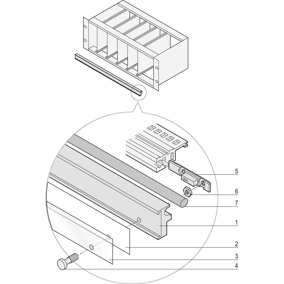 nVent SCHROFF 24560167 19 inch Montagemateriaal