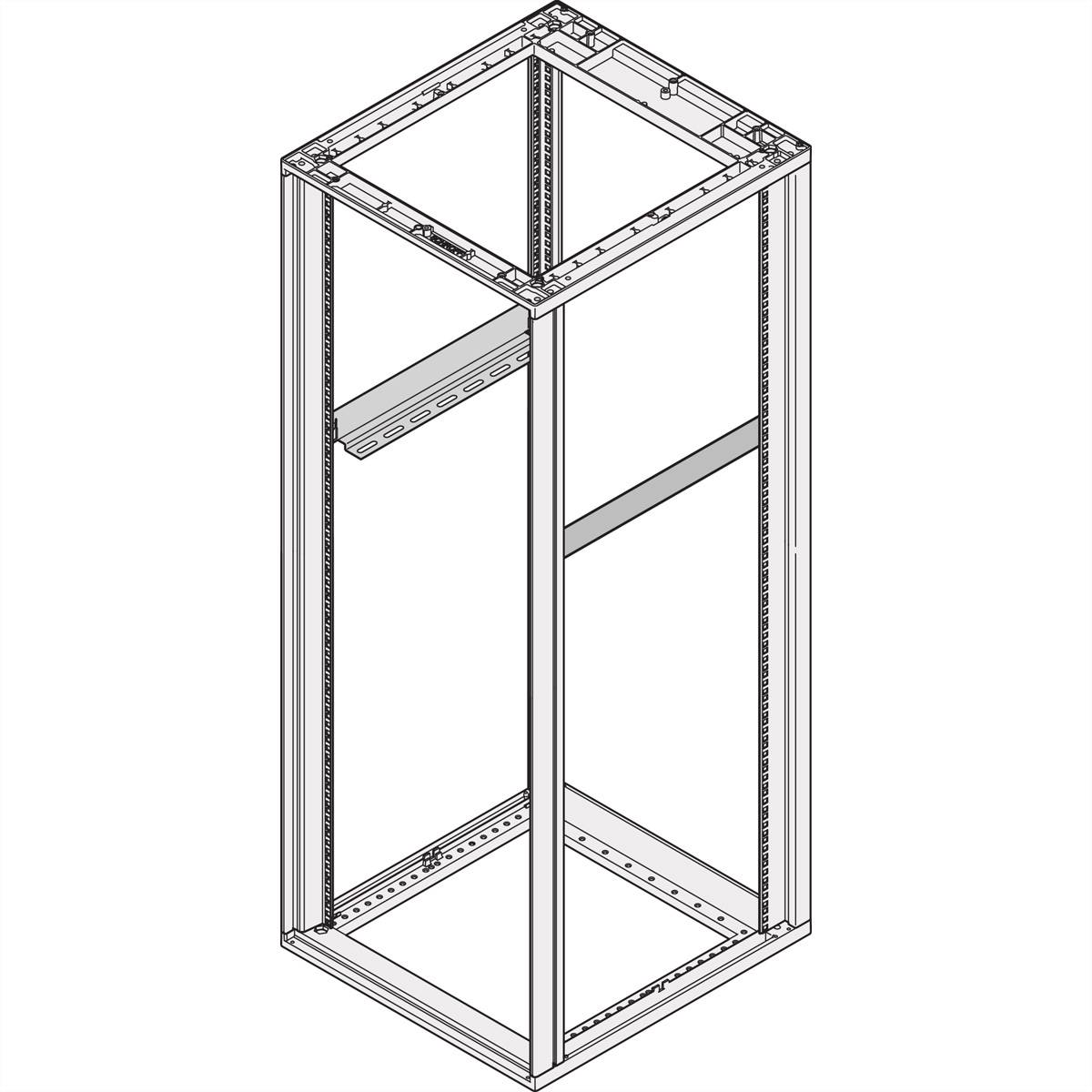nVent SCHROFF 27230103 19 inch Rails voor patchkast