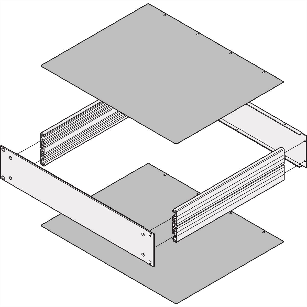 nVent SCHROFF 30860505 Zichtscherm 2 stuk(s)