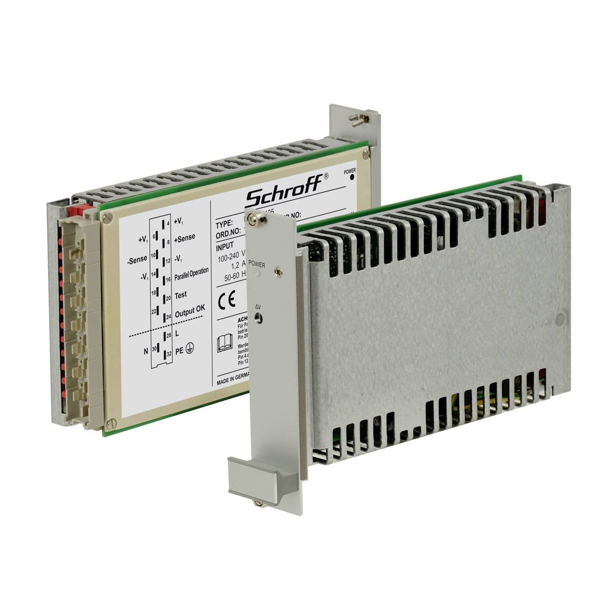 nVent SCHROFF 13100171 19 inch Netvoeding 3 HE Meerdere kleuren