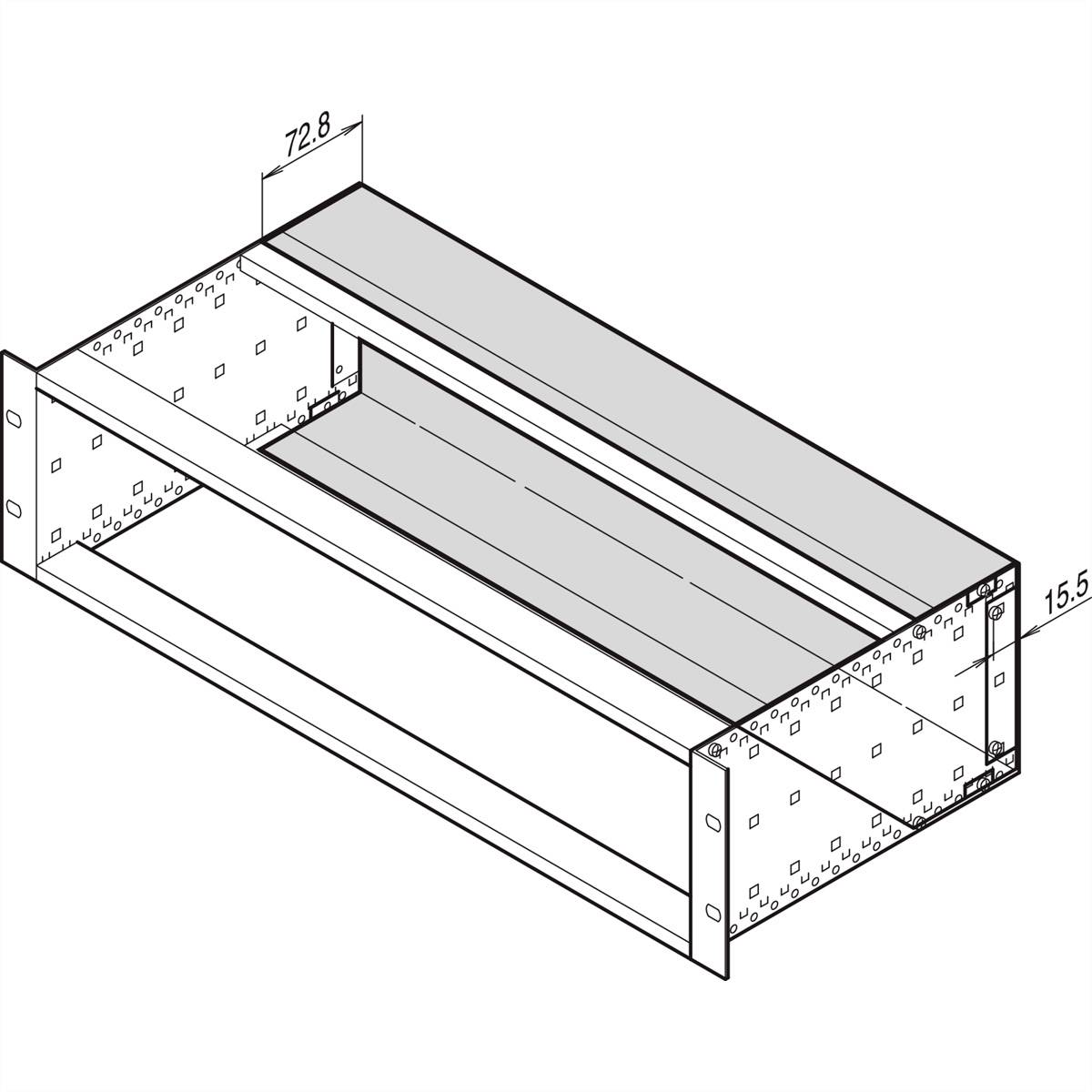 nVent SCHROFF 34561752 Back cover (b x h x d) 235 x 175 x 60 mm 2 stuk(s)
