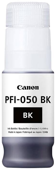 'Tinta bočica, Canon PFI-050 BK, Crna, izrađena u Japanu.'