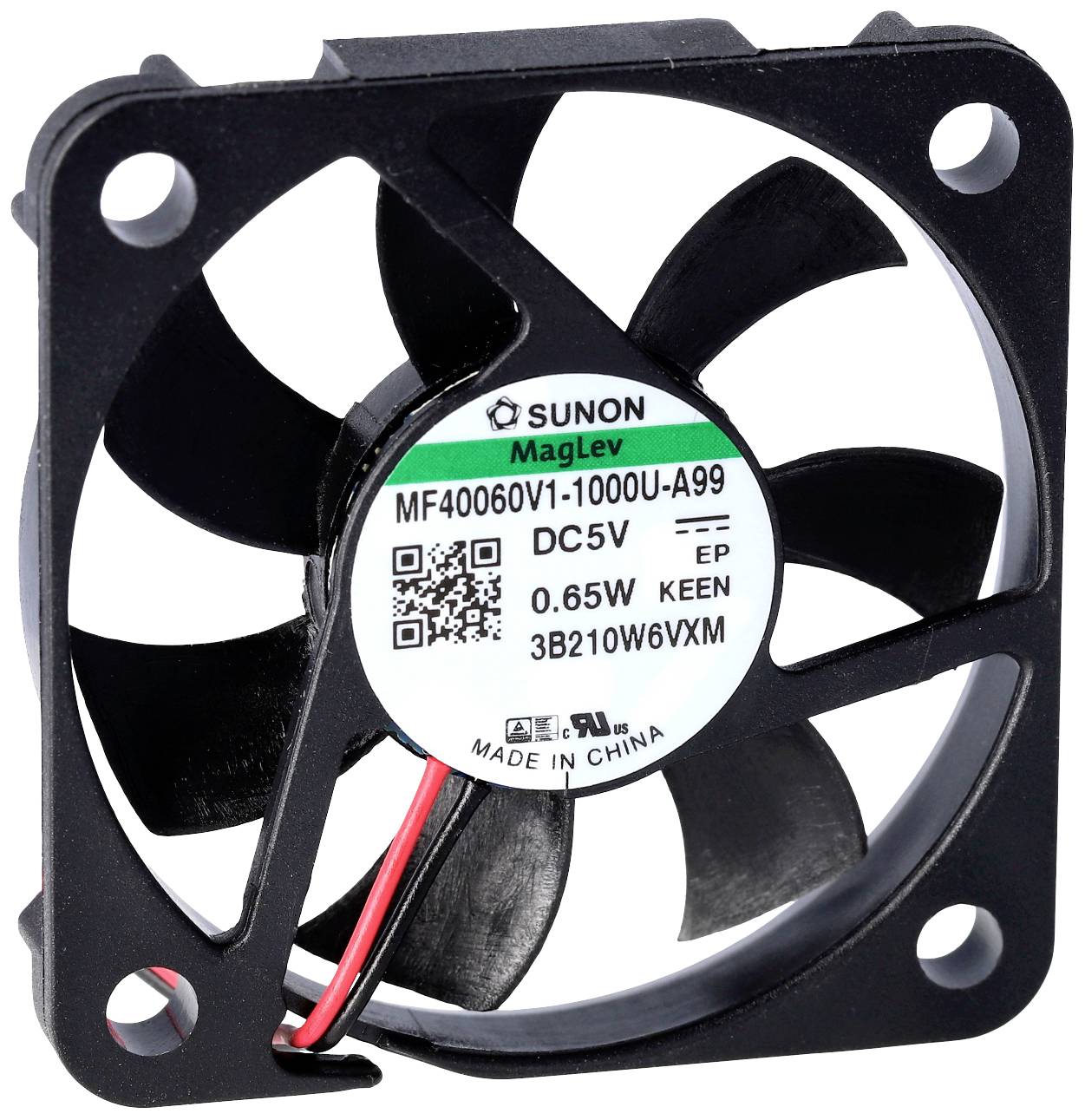 Sunon MF40060V2-1000U-A99 Axiaalventilator 5 V/DC 9.34 m³/h (l x b x h) 6 x 40 x 40 mm