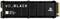 WD_BLACK SN850P Game Drive NVMe SSD, posebno za PlayStation, crni dizajn s PlayStation logotipom.