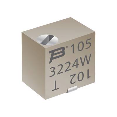 Elektronički element u obliku kocke na čijoj je površini ugravirano '105', '3224W', '102' i logotip.