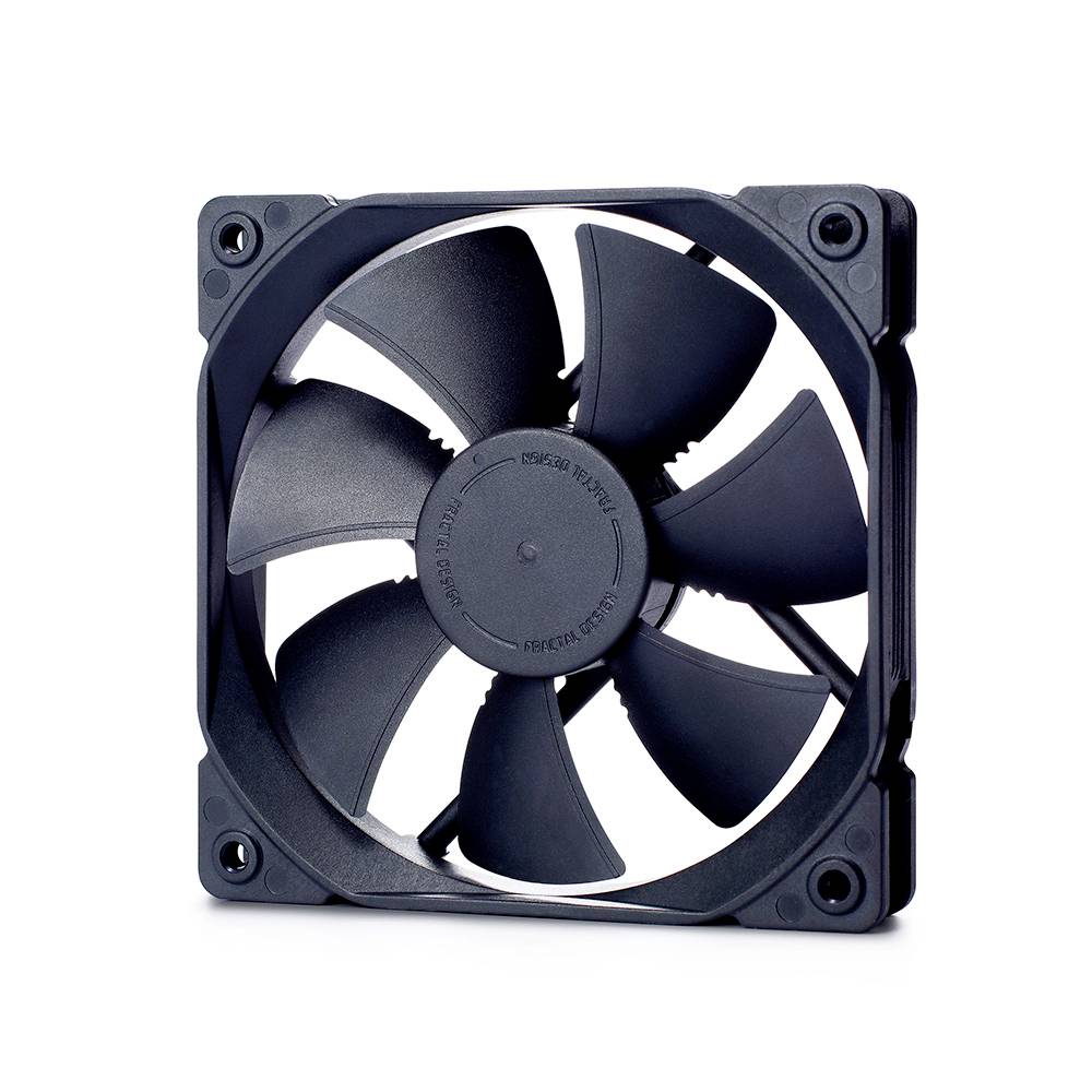 Crni ventilator kućišta računala sa sedam oštrica za hlađenje računalnih komponenata.