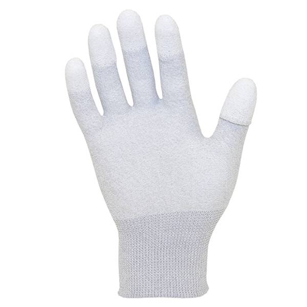 Antistat 109-0920 ESD-handschoen Maat: S Nylon, Carbon afbeelding