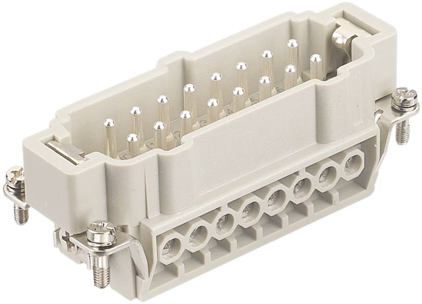HARTING 09360162601 muški umetak 16 + PE vijak 1 St.