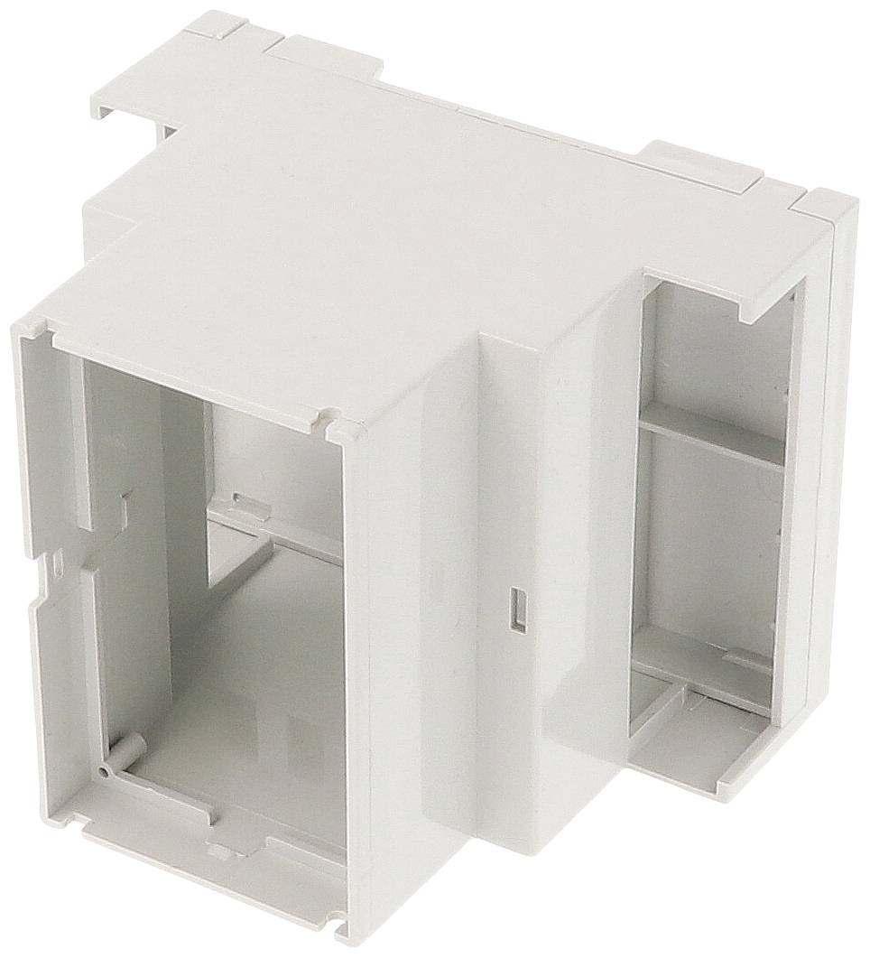 Hammond Electronics 1597DIN4MH68 DIN-rail-behuizing Open 90 x 73 x 71 PPO Lichtgrijs 1 stuk(s)