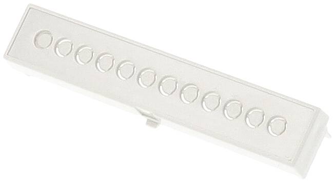 Hammond Electronics 1597D4MTCKO Klemmenafdekking ABS-PC Grijs (l x b x h) 70 x 20 x 14 mm 1 stuk(s)
