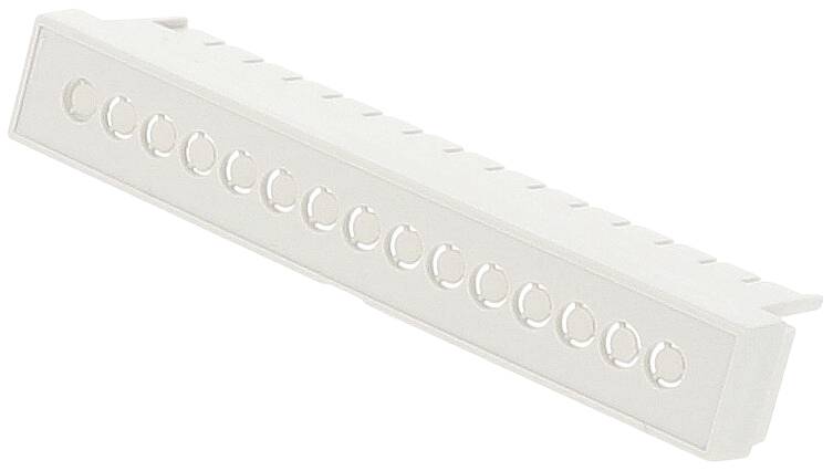 Hammond Electronics 1597D5MTCKO Klemmenafdekking ABS-PC Grijs (l x b x h) 87 x 20 x 14 mm 1 stuk(s)