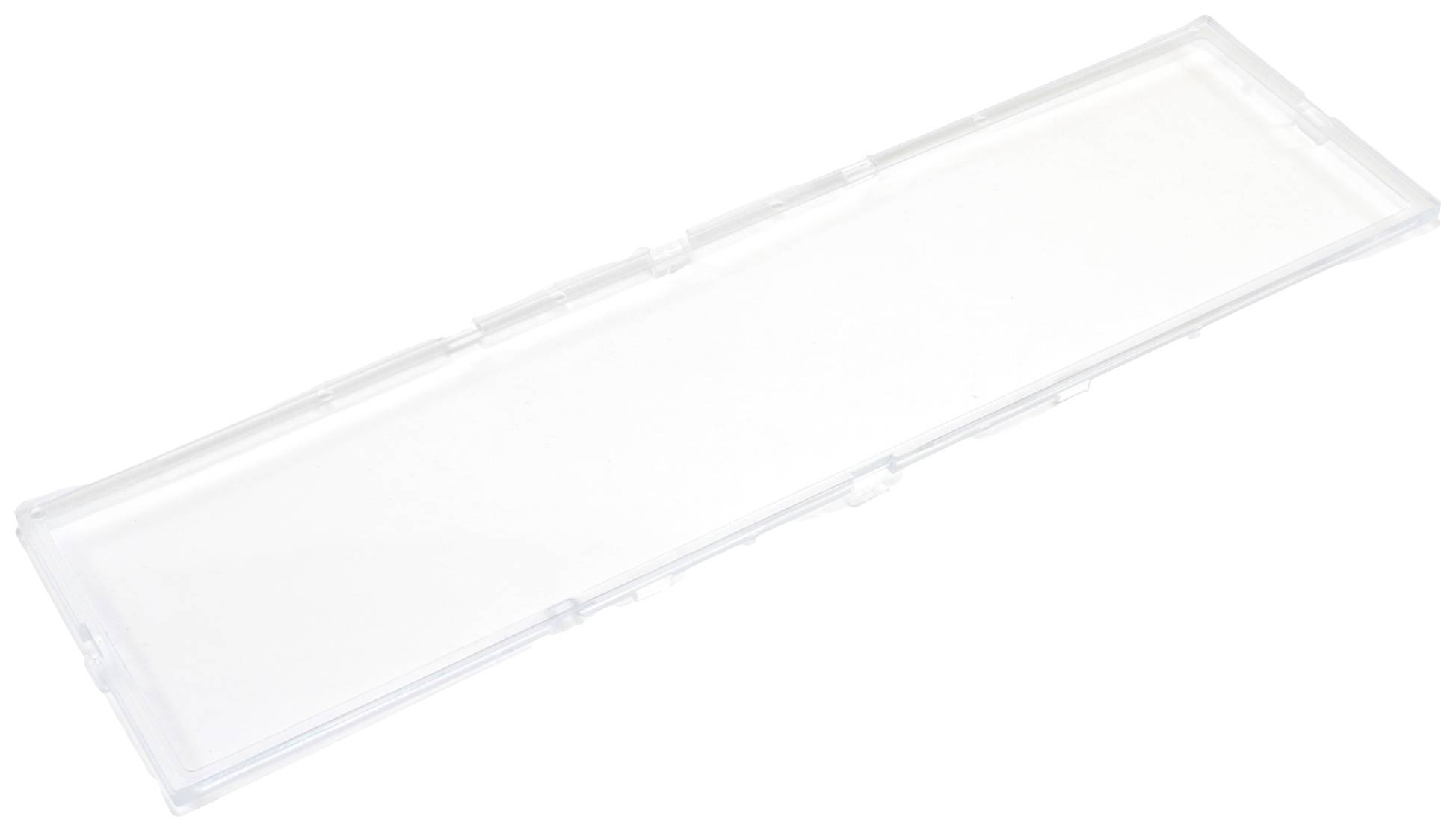 Hammond Electronics 1597D9MPRHTPC Cover PC Helder (l x b x h) 155 x 2 x 42 mm 1 stuk(s)
