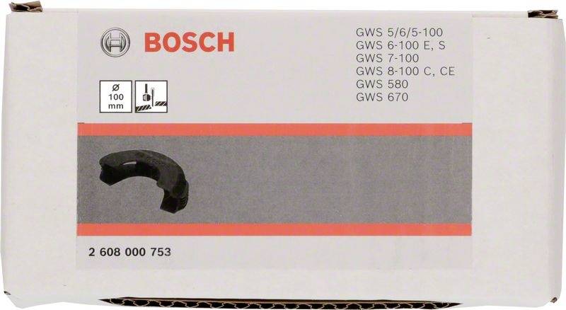 Boscheva ambalaža za rezne ploče, kompatibilna s različitim modelima brusilica, prikazuje sliku proizvoda i tehničke detalje.