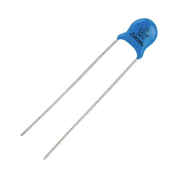 Suntan TS16003D221KSBPB0R keramični kondenzator   220 pF 2000 V 10 % (D x Š) 3.5 mm x 6.5 mm 1 St.