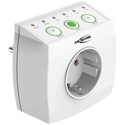 Utičnični timer s mogućnostima odbrojavanja: 15, 30 minuta, 1, 2, 4 sata. Model "ANSMANN".