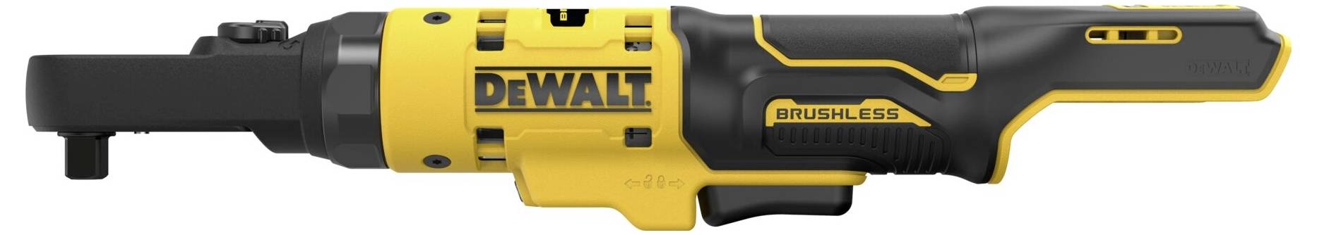 Aku-odvijač marke DeWalt u žutoj i crnoj boji.