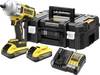 DEWALT DCF961H2T-QW DCF961H2T-QW akumulatorski zračni pištolj 135 okretaja u minuti, 1.220 okretaja u minuti, 1.626 o/min, 1.496 o/min 18 V 5.0 Ah Li-Ion bez četkica, uklj. 2 akumulatora, uklj. punjač