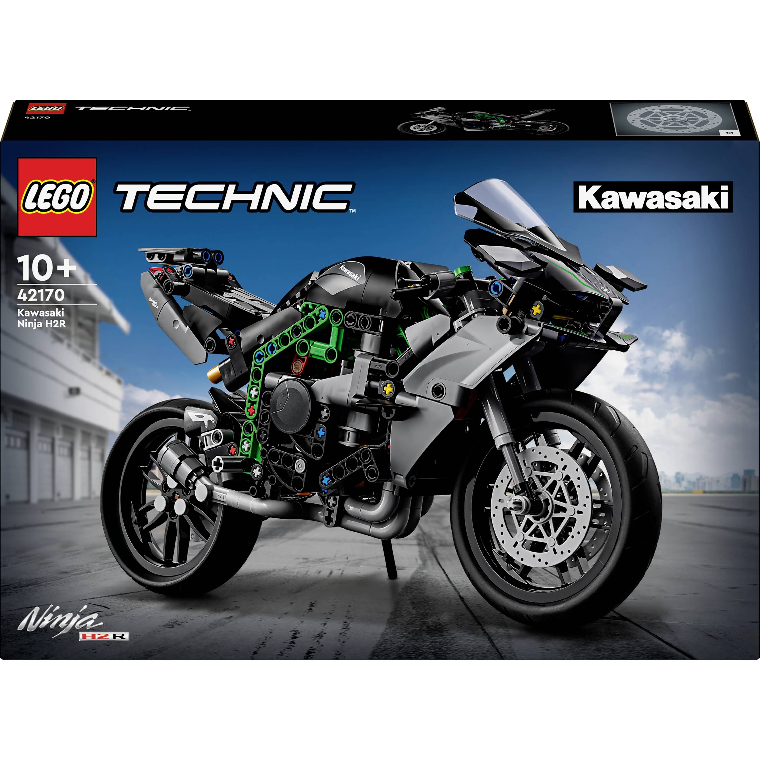 Lego TechnicMotocikl-Set: Kawasaki Ninja H2R za djecu od 10 godina. Model motocikla s realističnom reprodukcijom, idealan za ljubitelje modelarstva.
