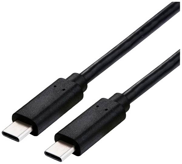 Value USB kabel USB 4.0 USB-C® utikač, USB-C® utikač 1.00 m crna sa zaštitom 11.99.9082