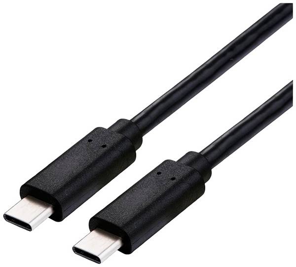 Value USB kabel USB 4.0 USB-C® utikač, USB-C® utikač 2.00 m crna sa zaštitom 11.99.9083