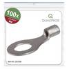 Quadrios 23C509 prstenasta kabelska stopica Presjek (maks.)=4 mm² Otvor Ø=8.5 mm neizolirani 100 St.