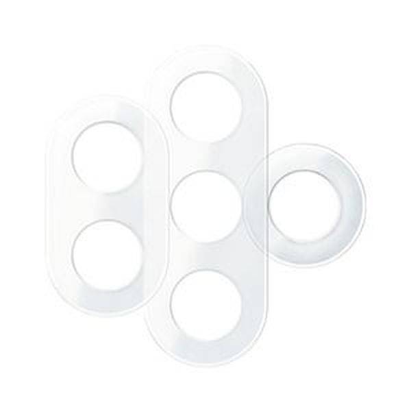 Prozirni plastični adapter s više kružnih otvora različitih promjera, namijenjen organizaciji ili učvršćivanju.
