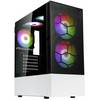 Kolink Kolink Observatory MX Mesh ARGB Midi Tower Case - Black/White midi-tower kućište , kućište za igraće računalo, kućište za računala crno-bijela