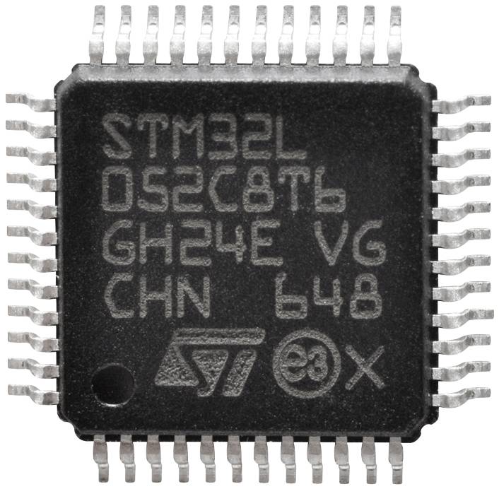 STMicroelectronics Embedded microcontroller LQFP-48 32-Bit 48 MHz Aantal I/Os 39 Tray afbeelding 1