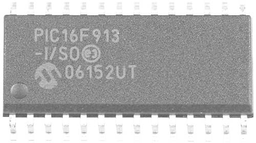 Microchip Technology Embedded microcontroller SOIC-28 8-Bit 4 MHz Aantal I/Os 22 Tube afbeelding 1