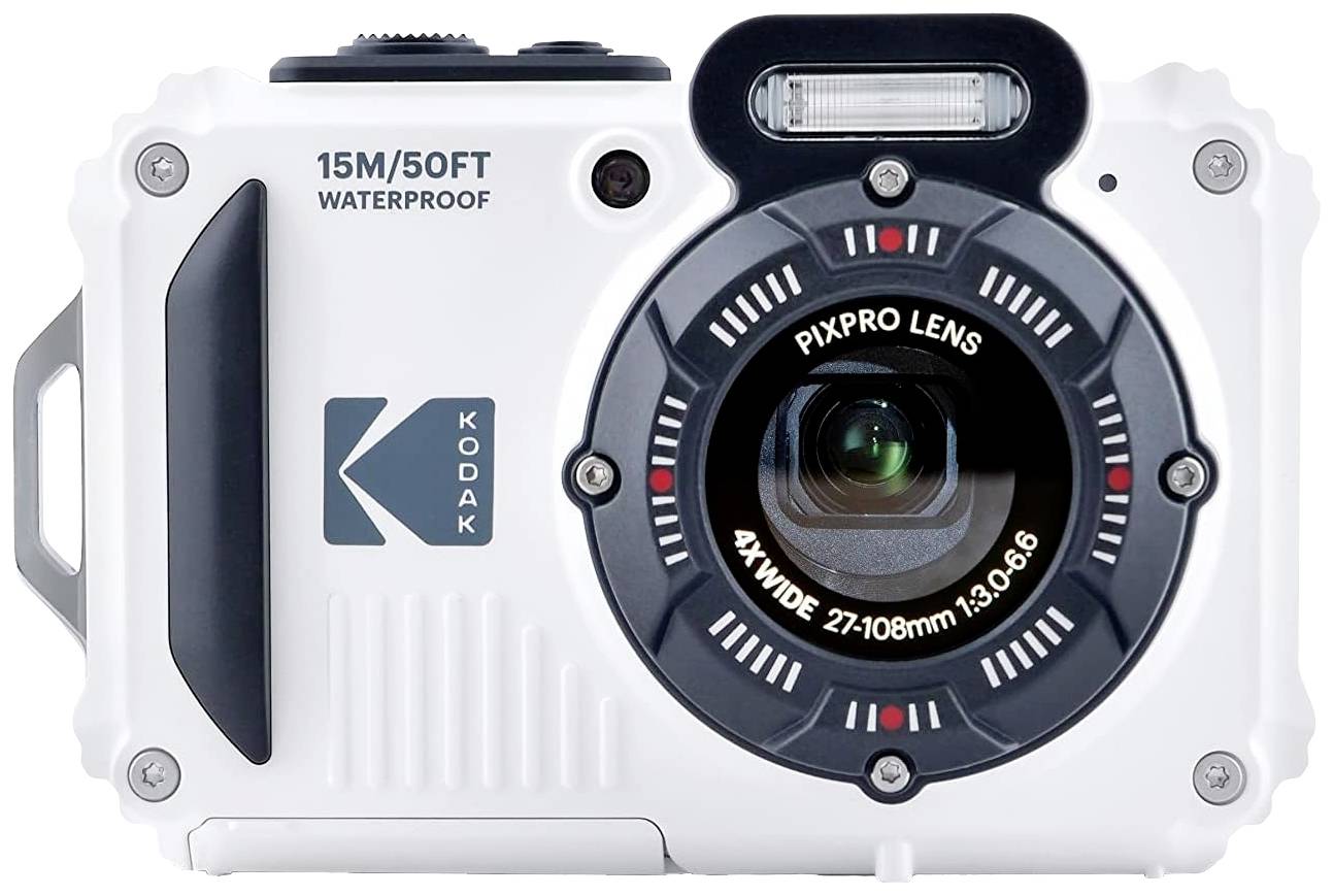 Vodootporna Kodak kamera, bijela, za dubinu do 15 metara i PixPro objektiv, 4x zoom.