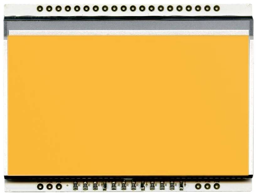 Display Elektronik Achtergrond verlichting Amber afbeelding