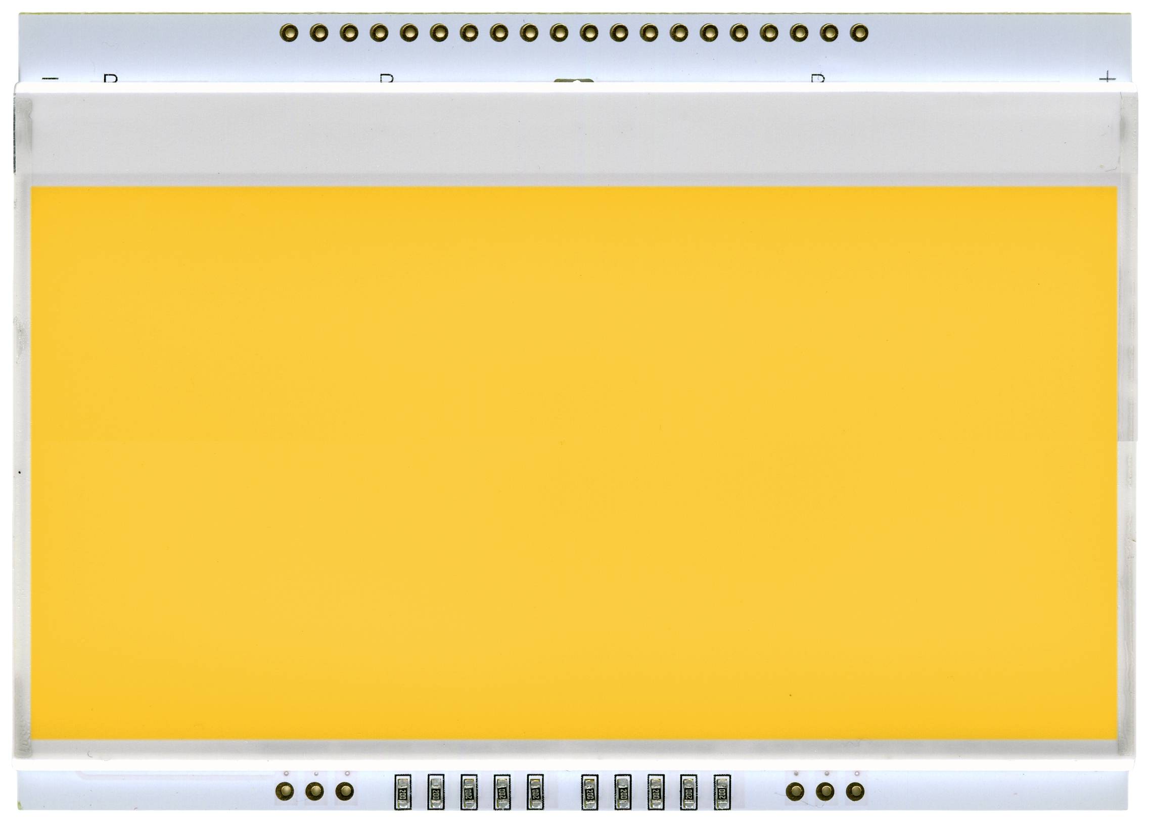 Display Elektronik Achtergrond verlichting Amber afbeelding