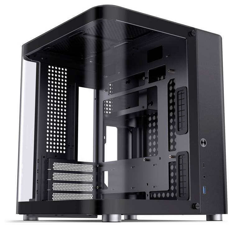 Micro-tour Jonsbo TK-1 2.0 Tempered Glass Boîtier PC noir