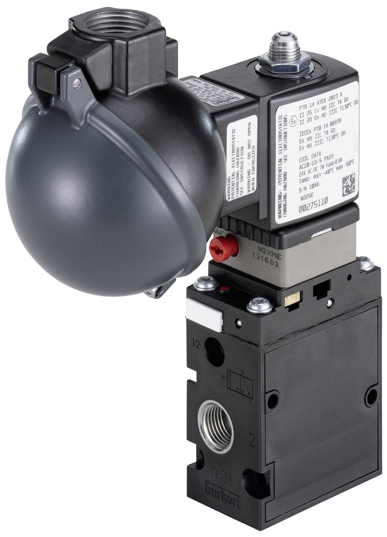 Bürkert pneumatski ventil 6518 367131 10 bar (max) 1 St.