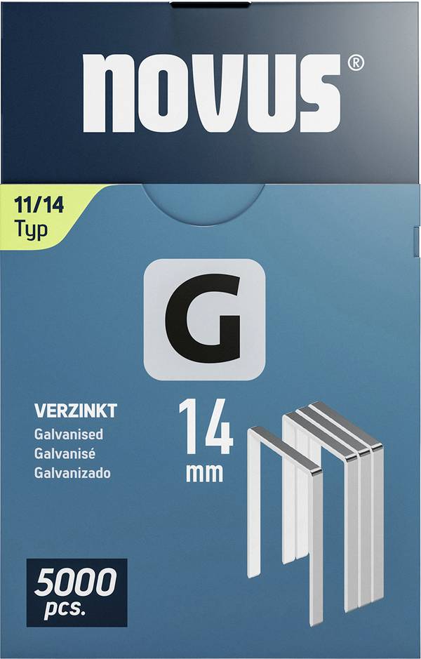 Novus Tools 042-0769 spajalice od plosnate žice tip 11 5000 St. Dimenzije (D x Š) 14 mm x 10.6 mm