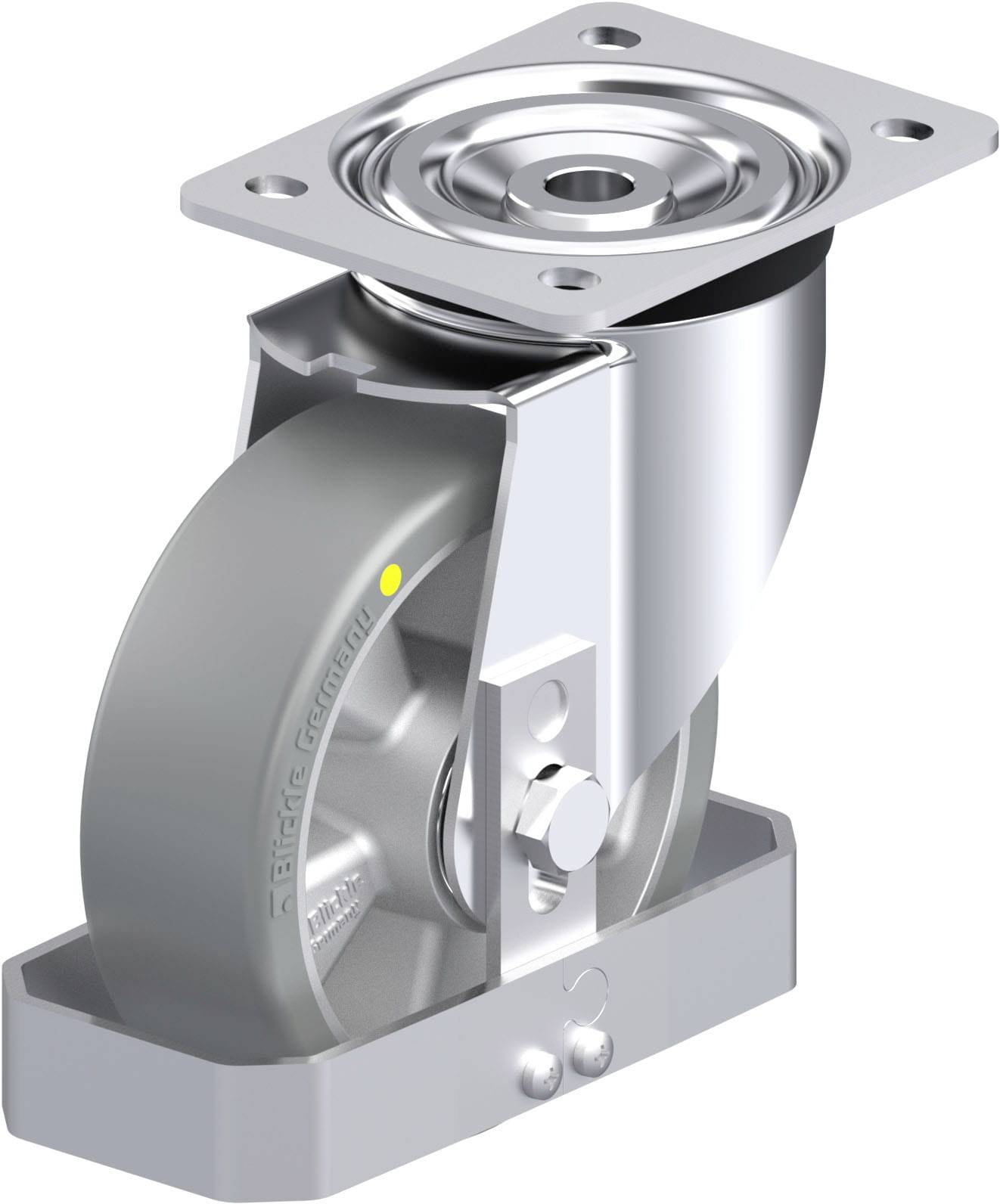 Blickle 741758 L-ALTH 150K-AS-FS okretni kotač od čeličnog lima Promjer kotača: 150 mm Nosivost (maks.): 400 kg 1 St.