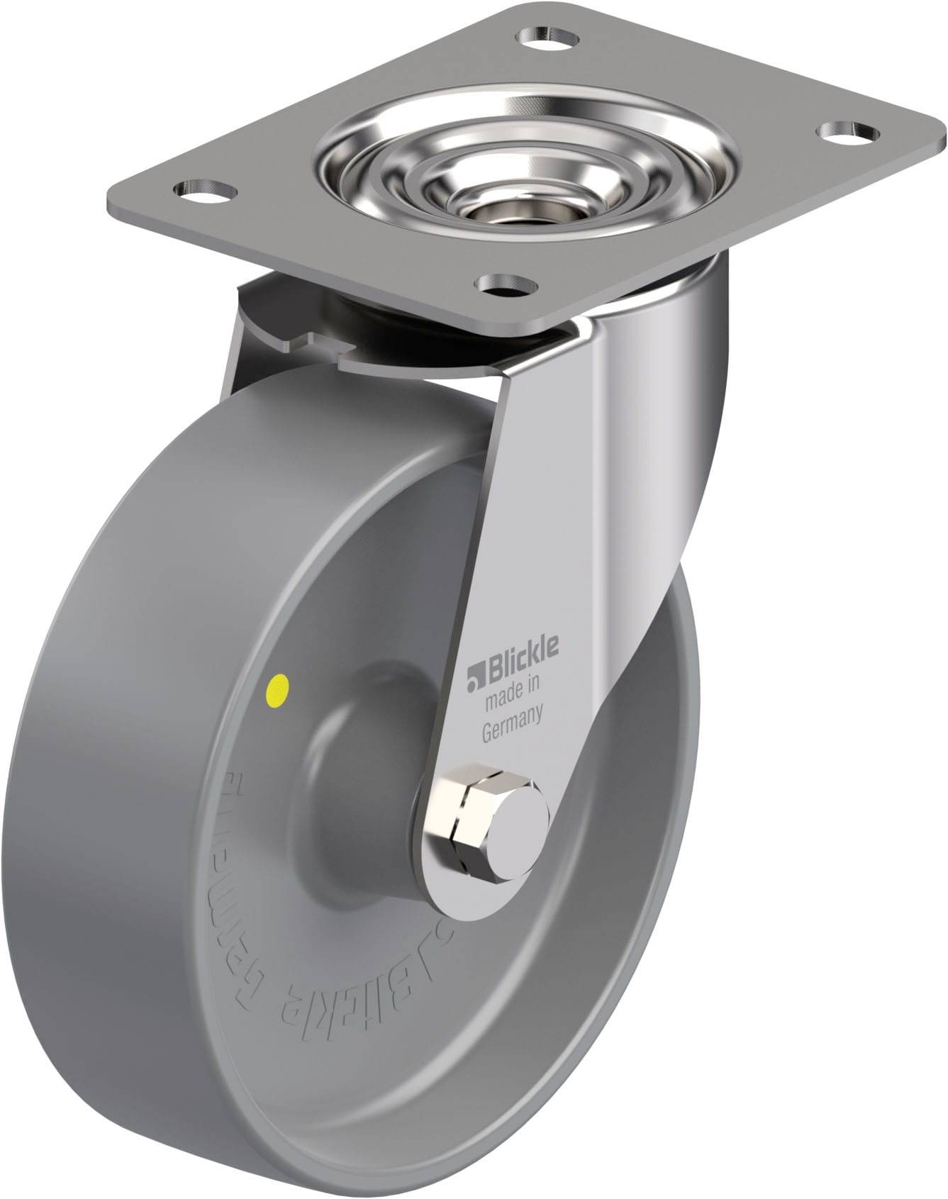 Blickle 945711 LEX-PO 160G-ELS okretni kotačič od nehrđajućeg čelika Promjer kotača: 160 mm Nosivost (maks.): 300 kg 1 St.