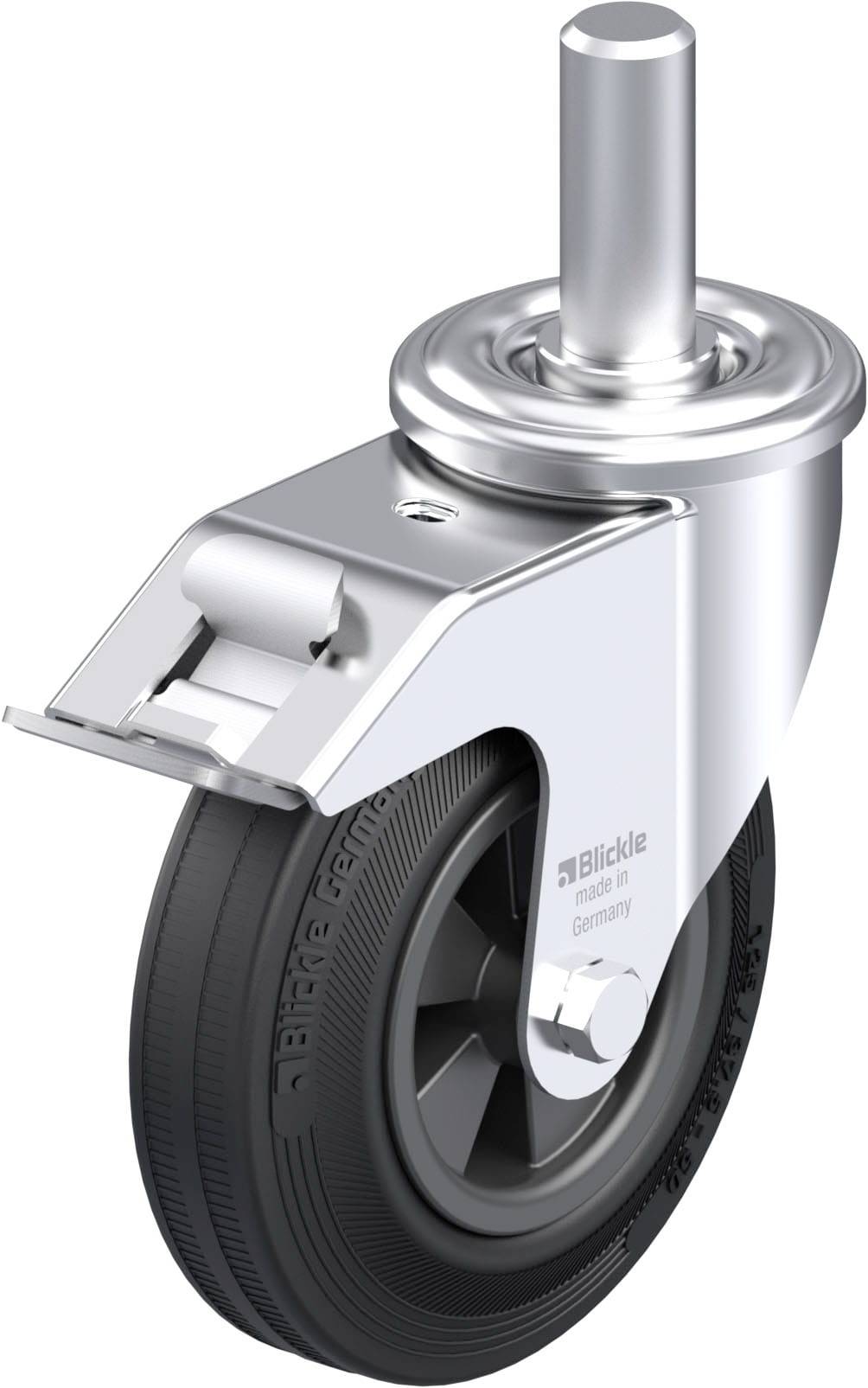 Blickle 577536 LEZ-VPP 125G-FI okretni kotač od čeličnog lima Promjer kotača: 125 mm Nosivost (maks.): 100 kg 1 St.