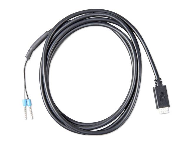 Crni punjač s USB-om s jedne strane i dva otvorena žičana kraja s druge strane, pogodan za električne instalacije.