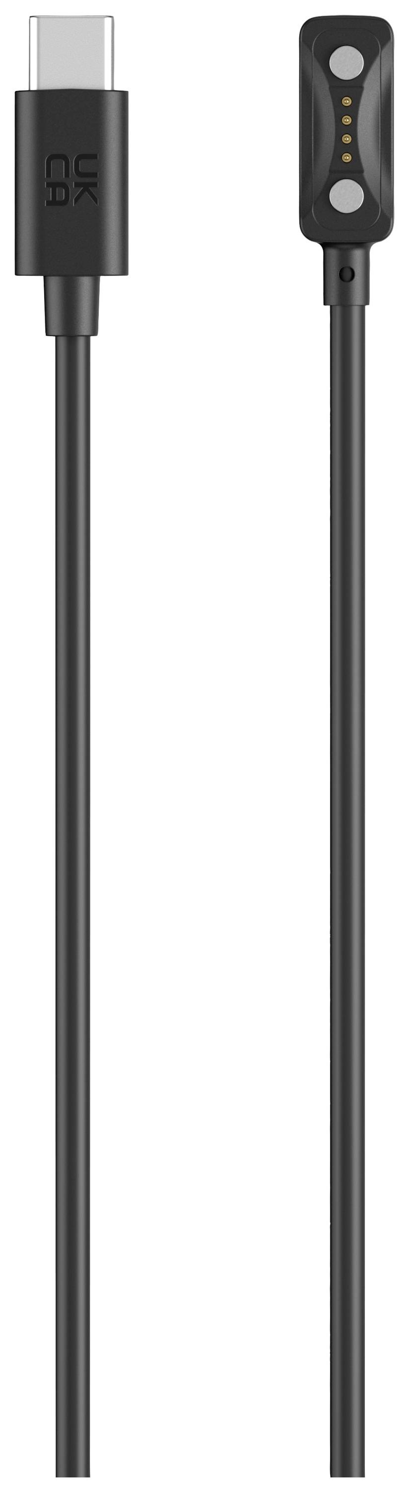 Crni USB-C kabel s magnetskom priključnom glavom, idealan za punjenje kompatibilnih uređaja.