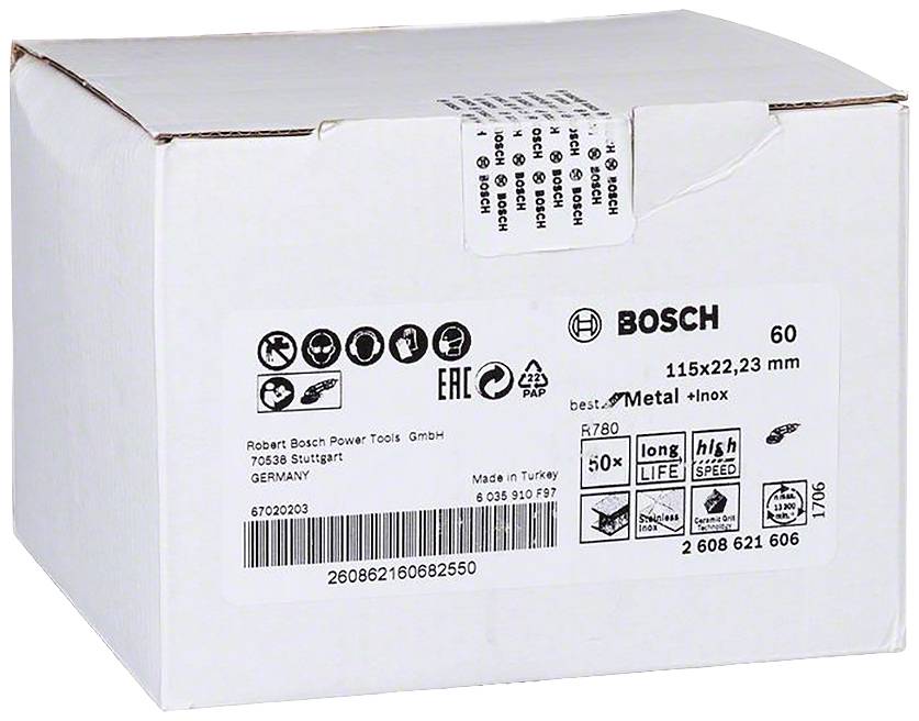 Bosch Accessories 2608621606 Fiberschijf Diameter 115 mm 1 stuk(s)