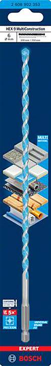 Svrdlo Bosch, model CYL-9 MultiConstruction, prikladan za primjenu u pločicama, opeci, drvu, metalu i plastici.