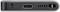 USB-C priključak na crnoj napravi, okružen nekoliko vertikalnih otvora za ventilaciju i pravokutnim preklopnikom s desne strane.