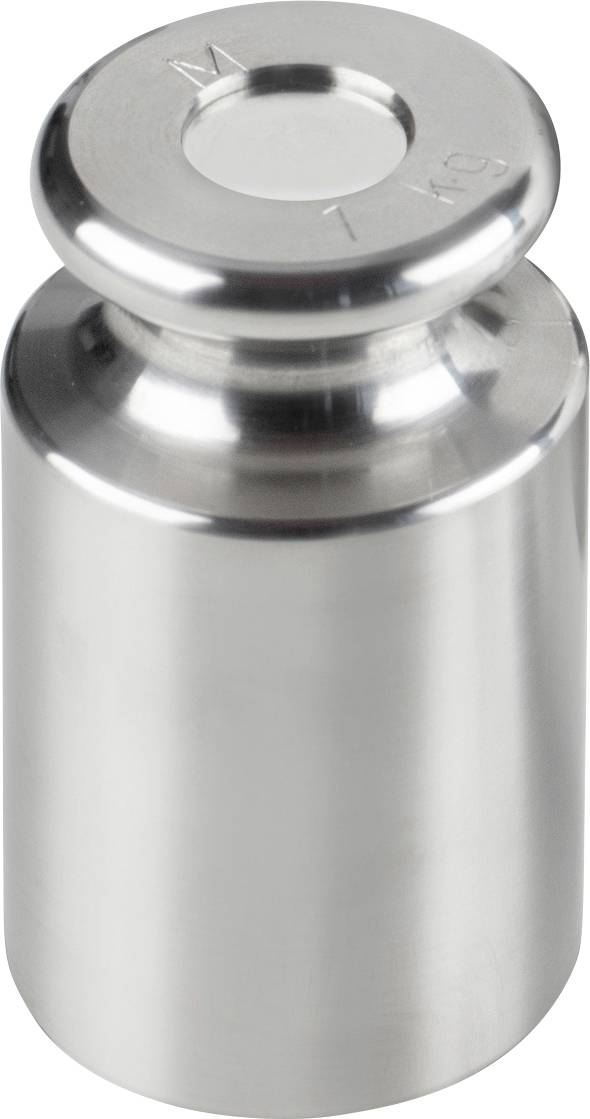 Kern 357-11 Testgewicht 357-11, OIML-klasse M2, nominale waarde 1 kg, knop, roestvrij staal fijngedraaid (OIML)