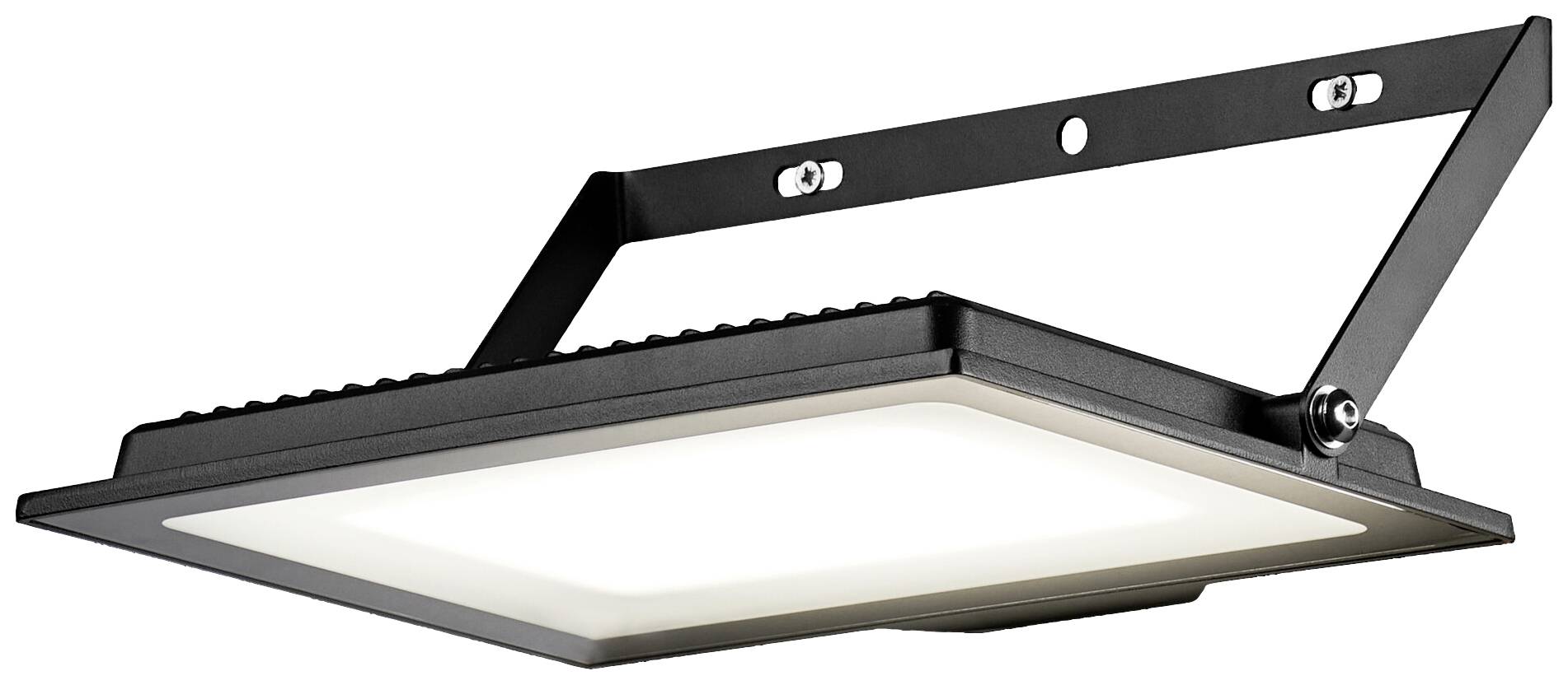 LED reflektorski reflektor u pravokutnom kućištu s crnom držačem, pogodan za prostrano osvjetljenje.